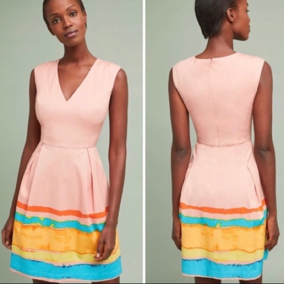 Anthropologie x Tracy Reese Watercolor Dress - Picture 2 of 5